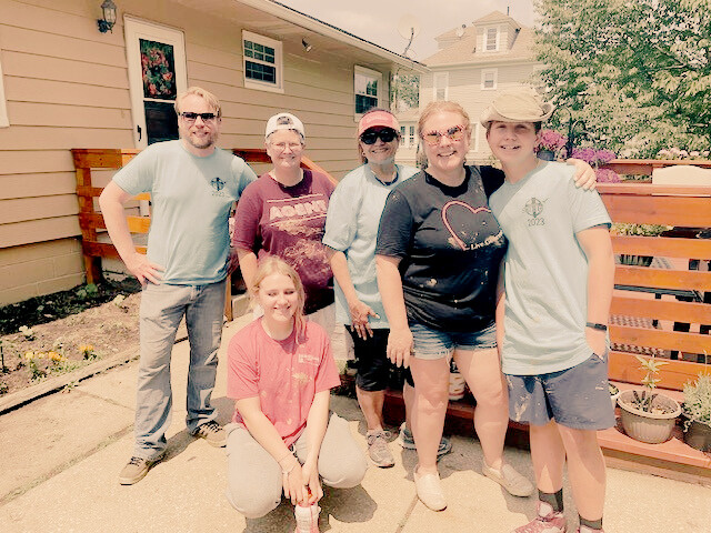 Team Photo at Project Shine Local Volunteer Event in Akron Ohio